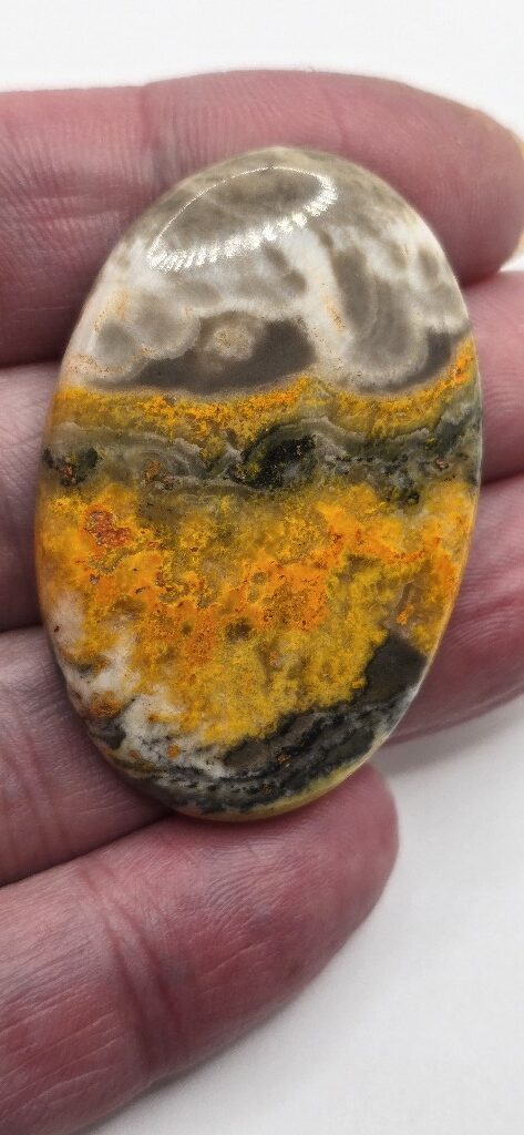 48x32mm bumblebee jasper cabochon