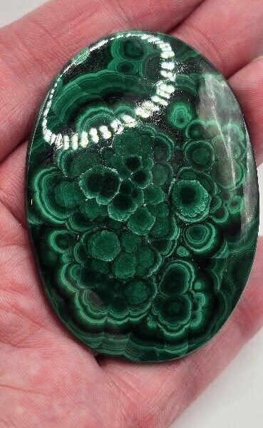 66x49mm Malachite cabochon