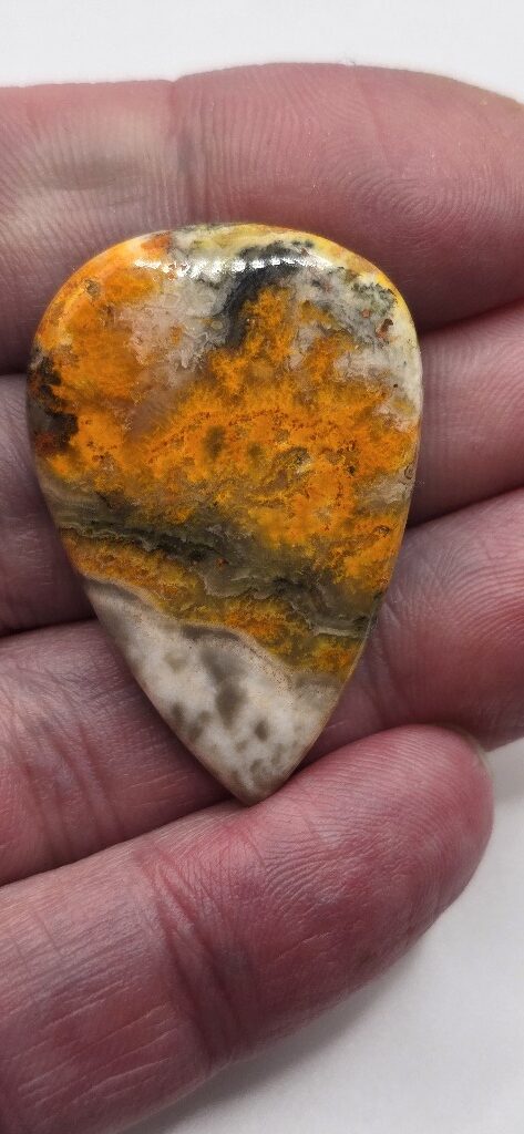 39x27mm bumblebee jasper cabochon