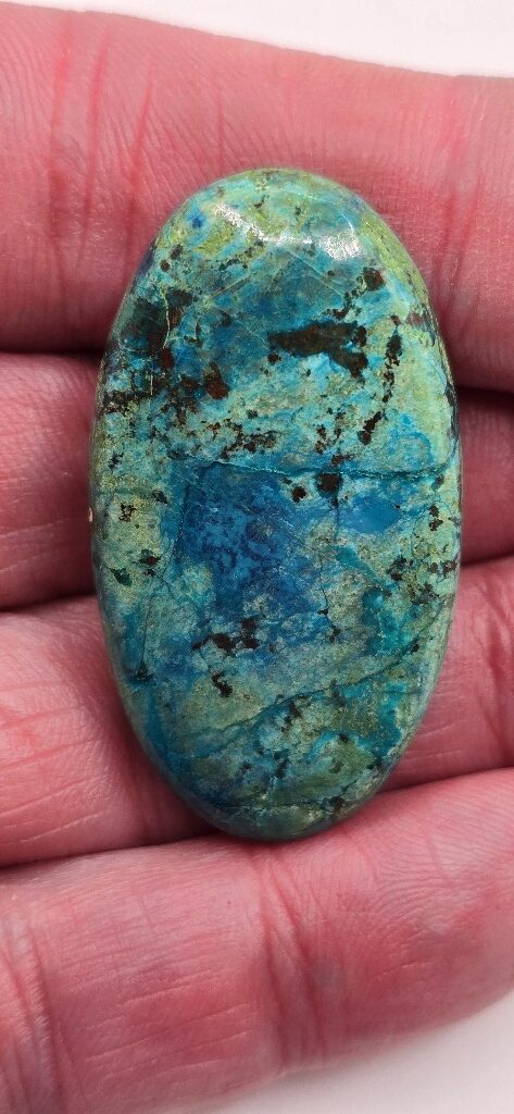 42x23mm Shattuckite cabochon
