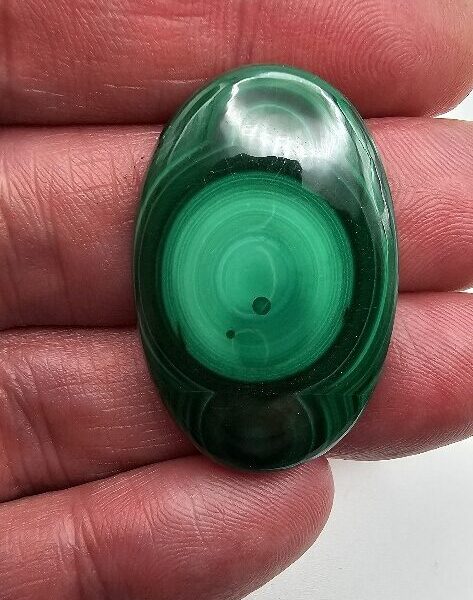 37x24mm Malachite cabochon