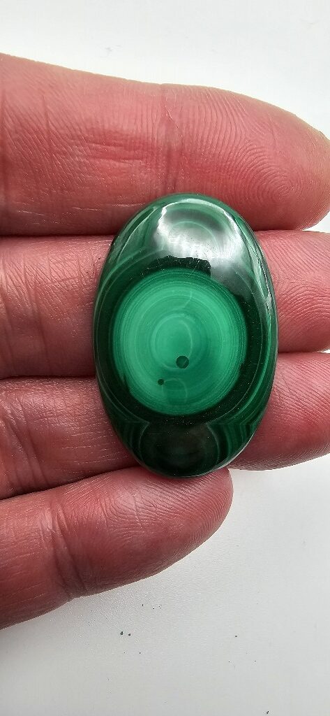37x24mm Malachite cabochon