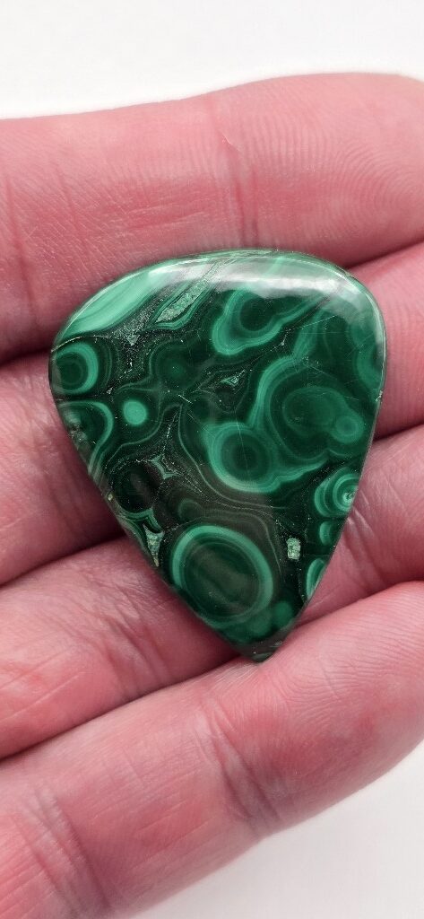 37x30mm Malachite cabochon