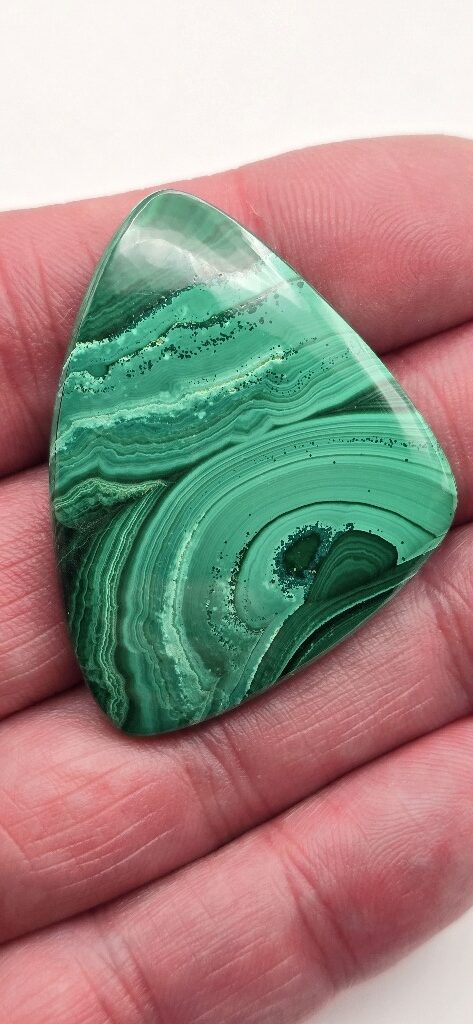 45x34mm Malachite cabochon