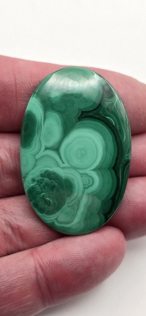 45x30mm Malachite cabochon
