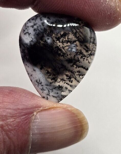 27x23mm Dendritic chalcedony cabochon