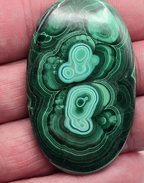 55x34mm Malachite cabochon