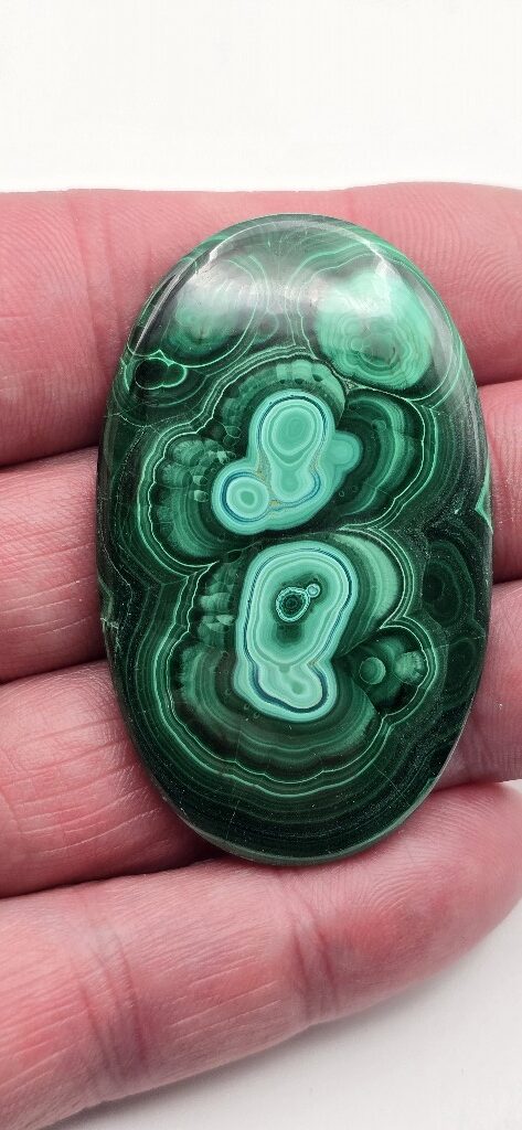 55x34mm Malachite cabochon
