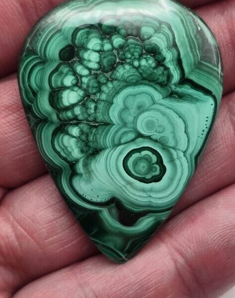 47x35mm Malachite cabochon