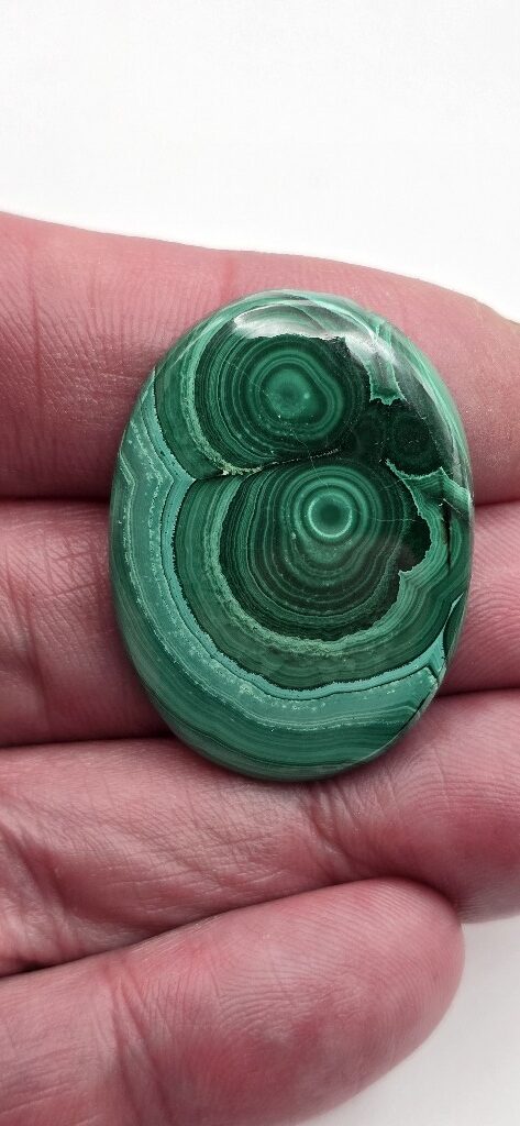 36x26mm Malachite cabochon