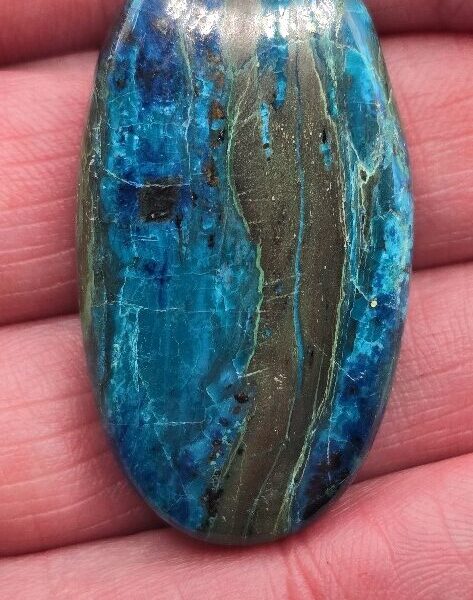 42x23mm Shattuckite cabochon