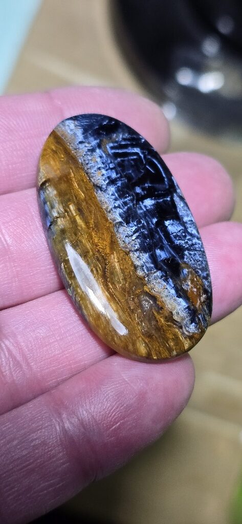 47x27mm pietersite cabochon