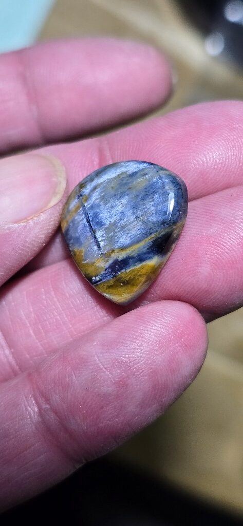 21x21mm pietersite cabochon