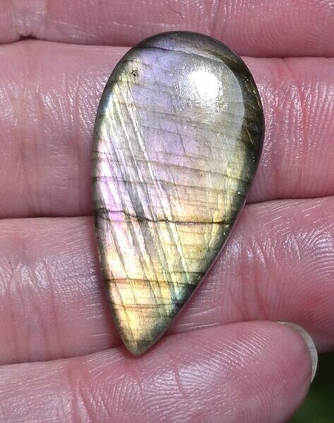 35x18mm purple labradorite cabochon