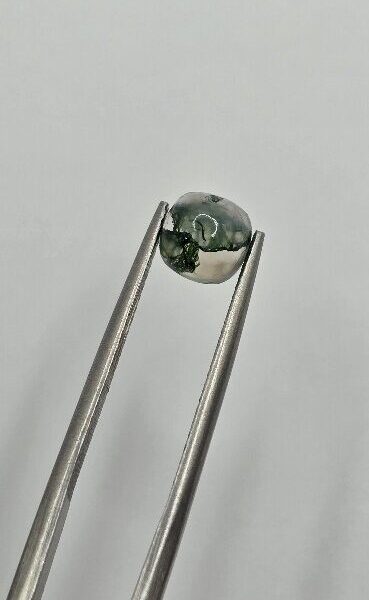 6mm square cushion moss agate cabochon, high quality
