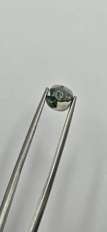 6mm square cushion moss agate cabochon, high quality