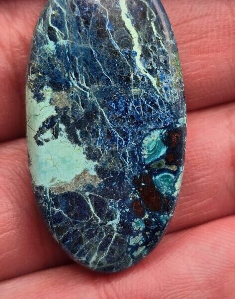 36x19mm Shattuckite cabochon