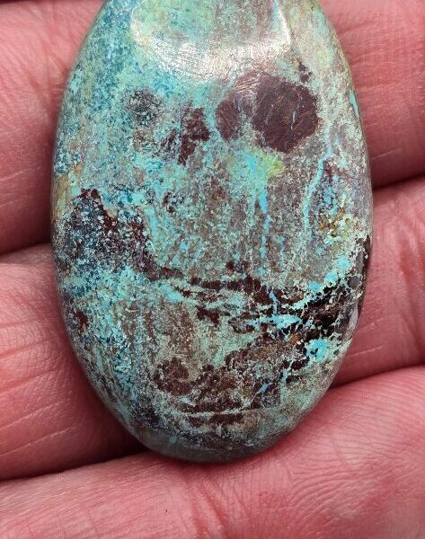 37x24mm Shattuckite cabochon