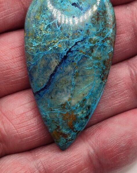 50x28mm Shattuckite cabochon