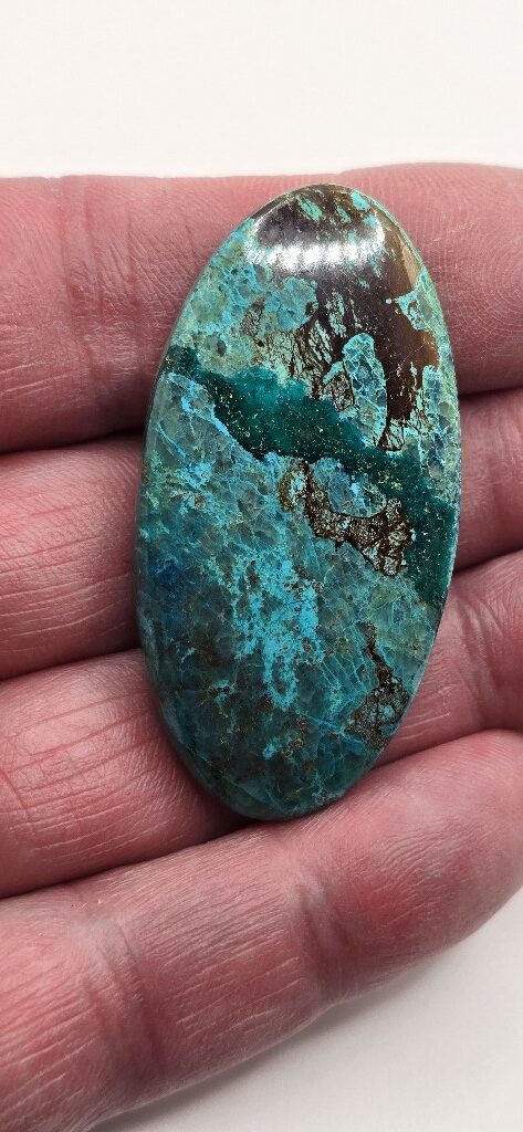 51x26mm Shattuckite cabochon
