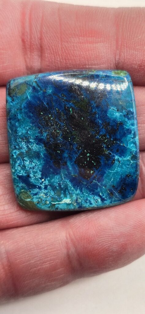 33x31mm Shattuckite cabochon