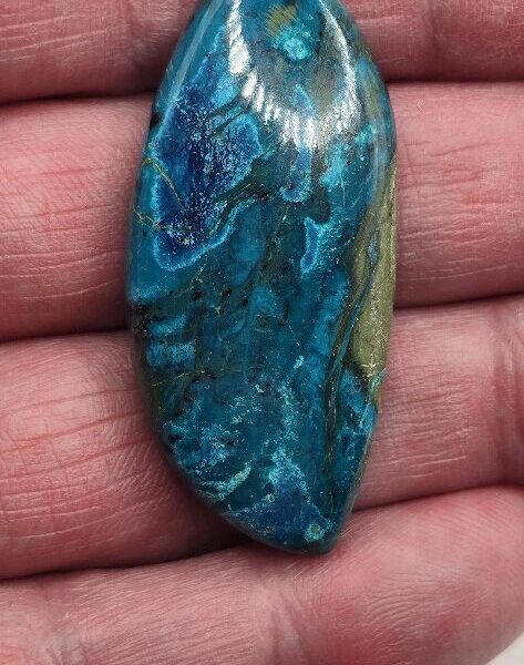 46x20mm Shattuckite cabochon