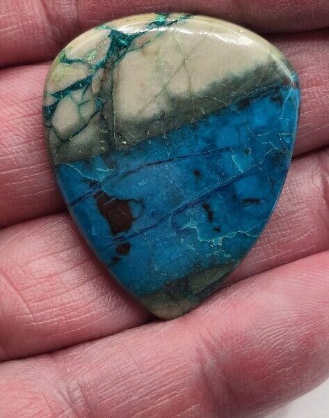 37x30mm Shattuckite cabochon