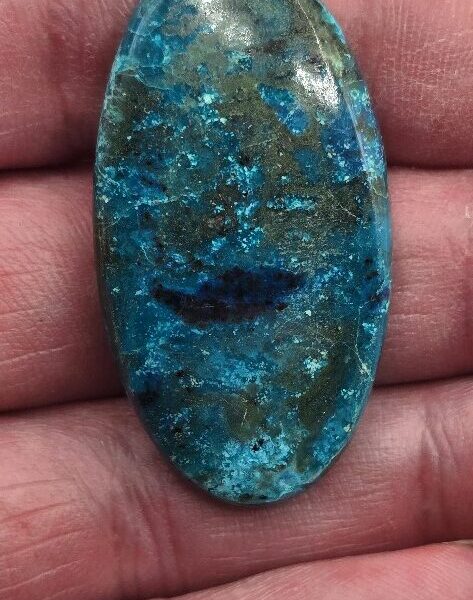 43x23mm Shattuckite cabochon