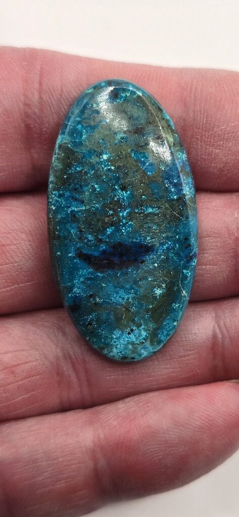 43x23mm Shattuckite cabochon