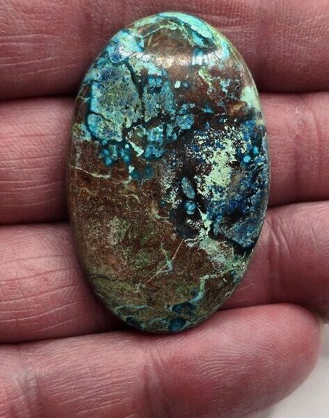 43x27mm Shattuckite cabochon