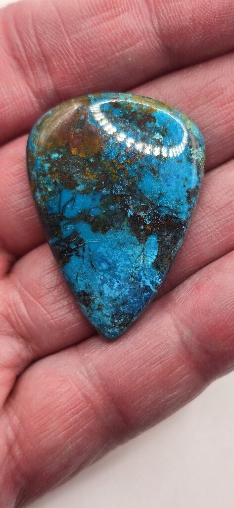 40x29mm Shattuckite cabochon