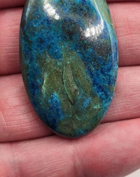 44x25mm Shattuckite cabochon