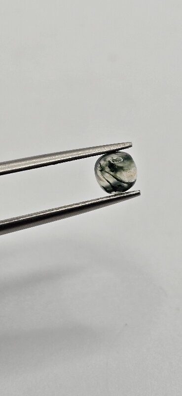 5mm square cushion moss agate cabochon, high quality