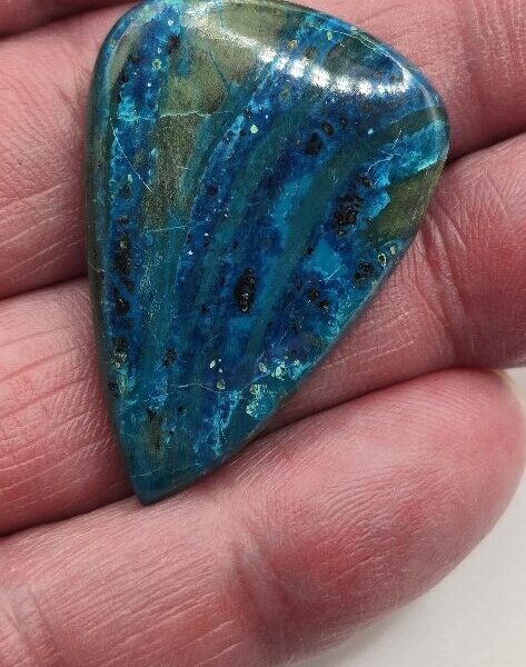 38x26mm Shattuckite cabochon