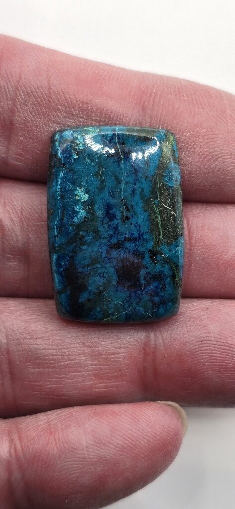 29x21mm Shattuckite cabochon