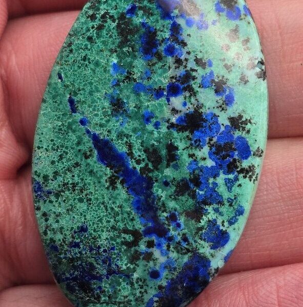 49x29mm AAA azurite cabochon