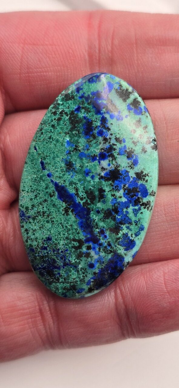49x29mm AAA azurite cabochon