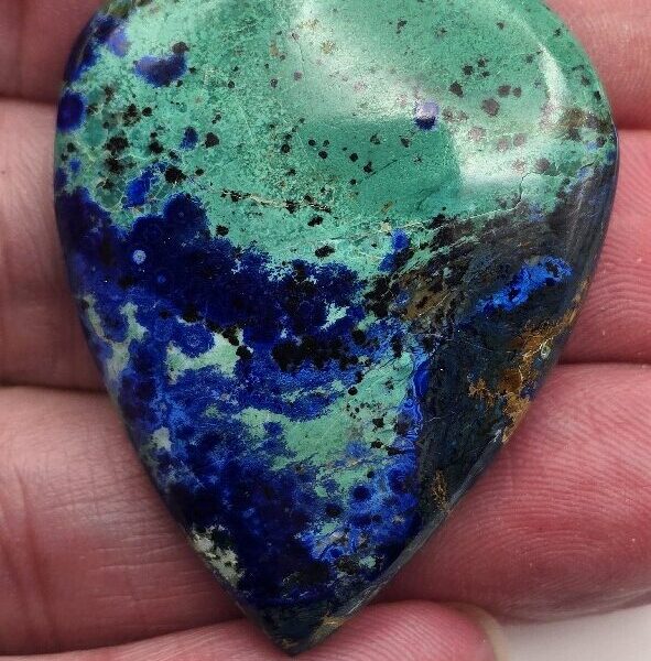 46x36mm AAA azurite cabochon