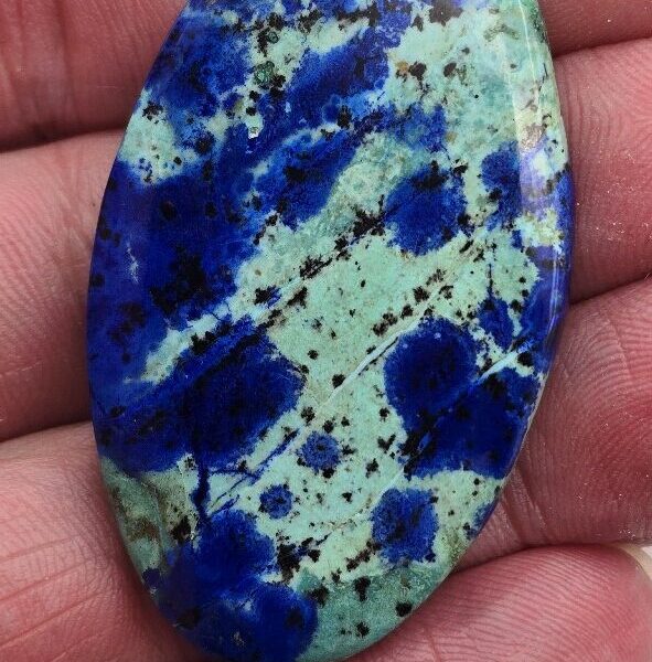 50x30mm AAA azurite cabochon