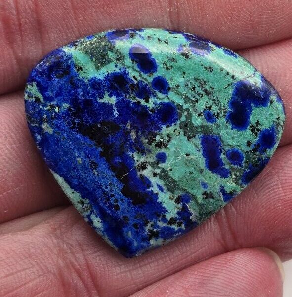 37x34mm AAA azurite cabochon