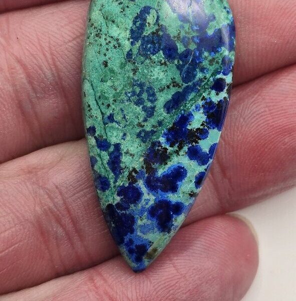 44x20mm AAA azurite cabochon