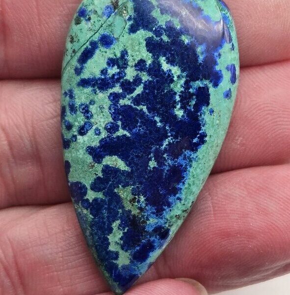 48x25mm AAA azurite cabochon