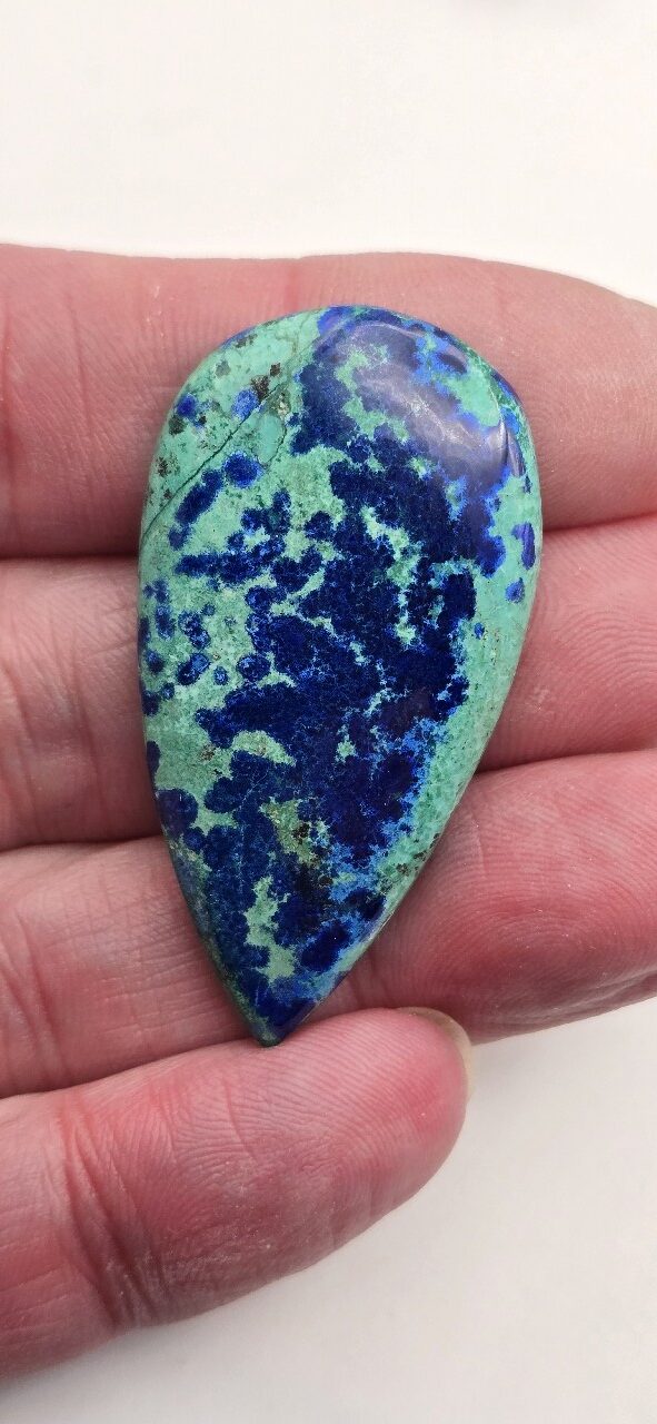 48x25mm AAA azurite cabochon