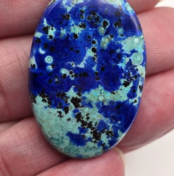 41x27mm AAA azurite cabochon