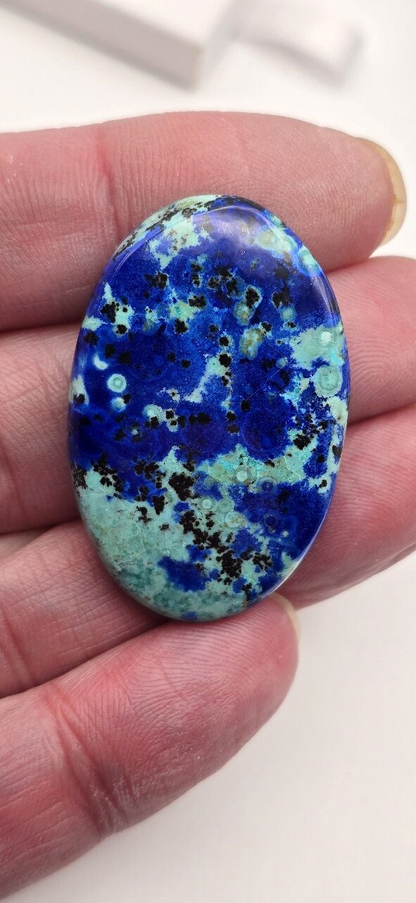 41x27mm AAA azurite cabochon