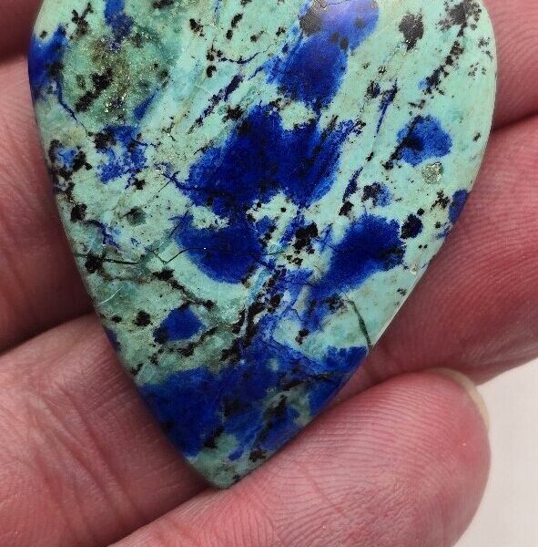 44x33mm AAA azurite cabochon