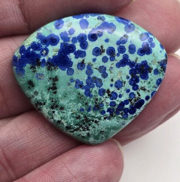 37x32mm AAA azurite cabochon