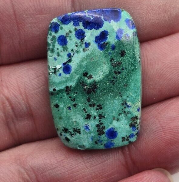 31x21mm AAA azurite cabochon