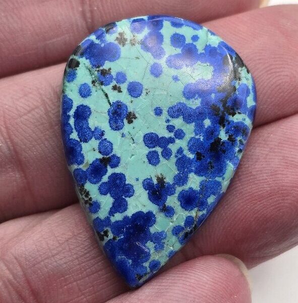 36x26mm AAA azurite cabochon