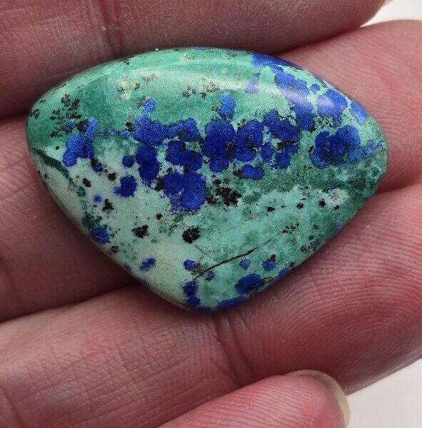 33x24mm AAA azurite cabochon